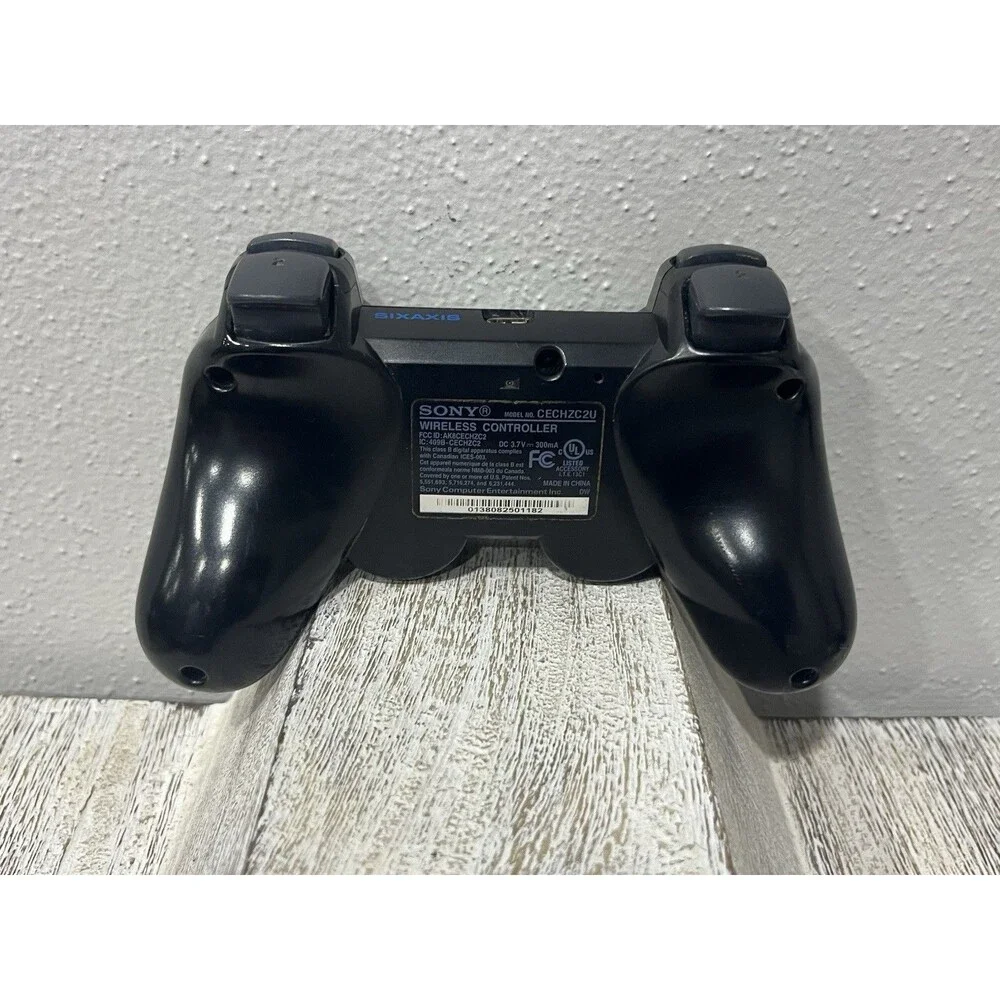 Official Sony PS3 Wireless Controller DualShock 3 Black CECHZC2U 4 PARTS/REPAIR